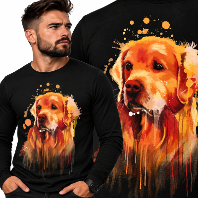 LONGSLEEVE ZWIERZĘTA  GOLDEN RETRIEVER 1